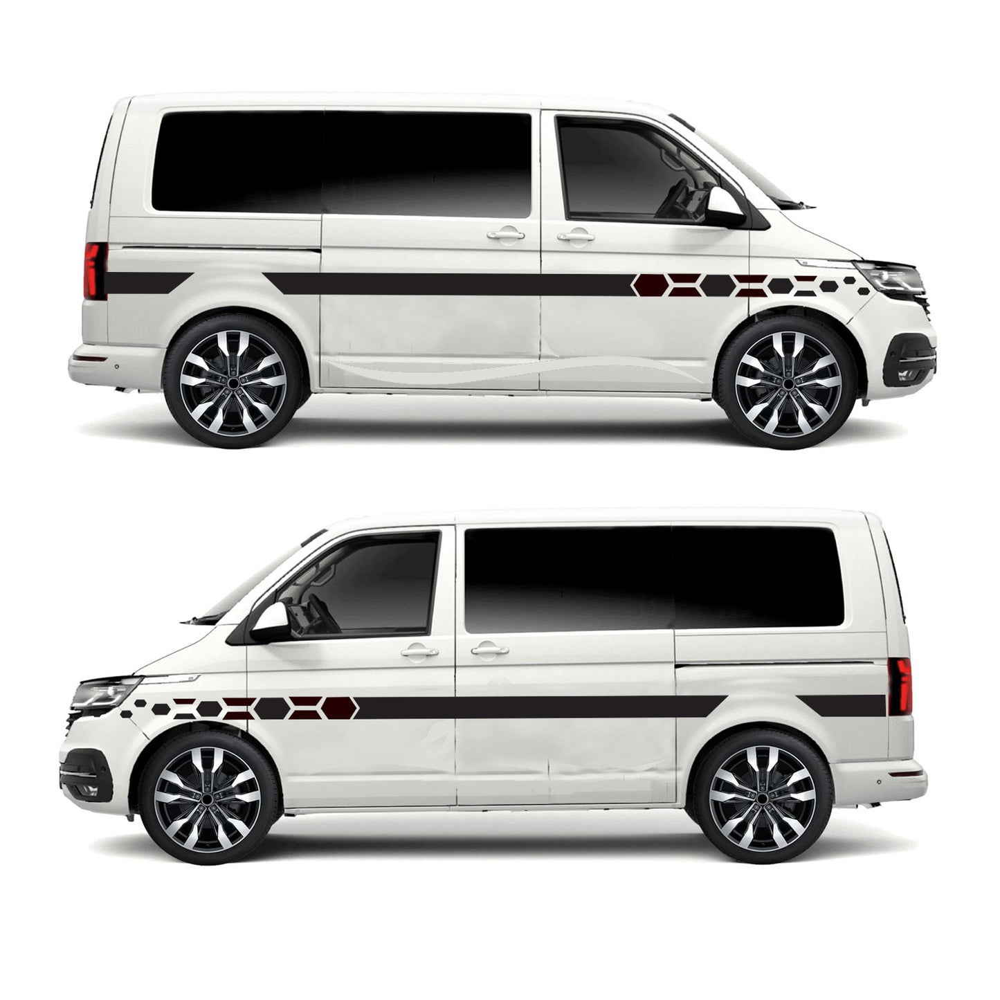 Honey Comb Plain Speed Stripes Universal For any Vehicle (3 lengths - Various colours)