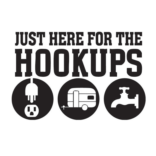 Just Here For The Hook Ups (2 size options available)
