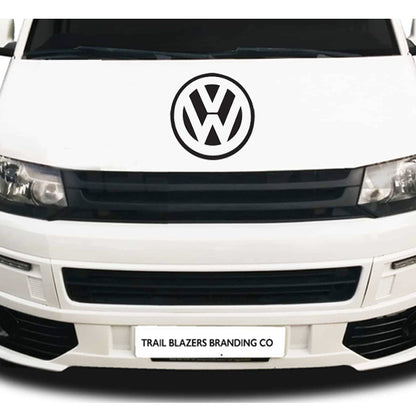 Vw Circle Logo Vehicle Graphic 400mm /15" diam idea for bonnet, rear or side panels