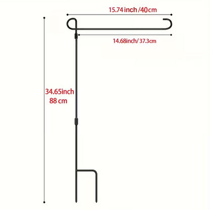 Camping Rules Flag (17x12")- Polyester Flag with Optional Pole