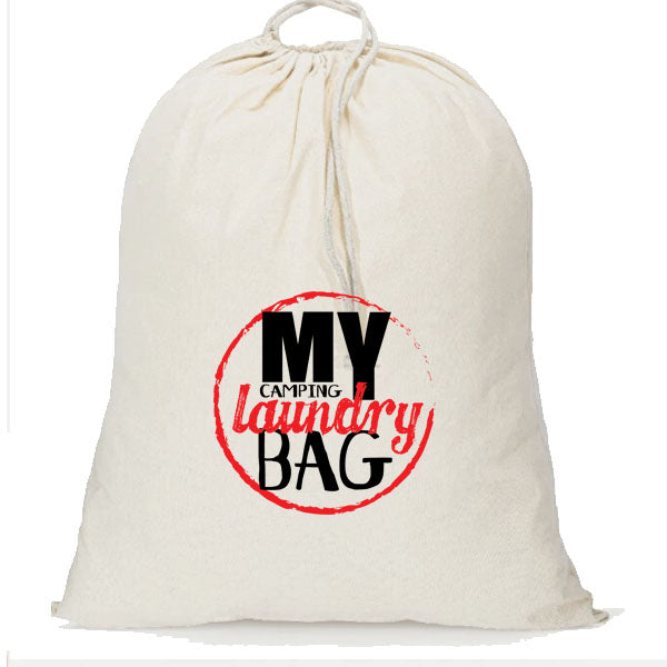 My Camping Laundry Bag - 2 Sizes - 4 colours to choose from