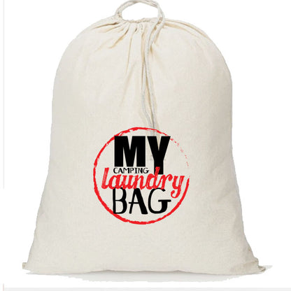 My Camping Laundry Bag - 2 Sizes - 4 colours to choose from
