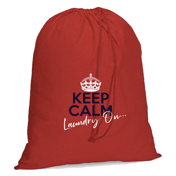 Camping "Keep Calm & Laundry On" Laundry Bag - Large 50 x 40 cm 4 colours to choose from (Copy)