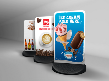 Ecoflex 2 Pavement Shop Sign Board - Outdoor Path Street Advertising Display (460mm x 821mm)