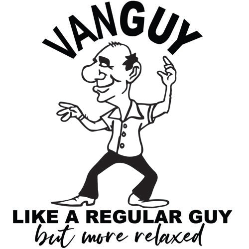 Van Guy Sticker (2 size options available)