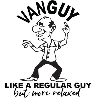 Van Guy Vehicle sticker x1 off