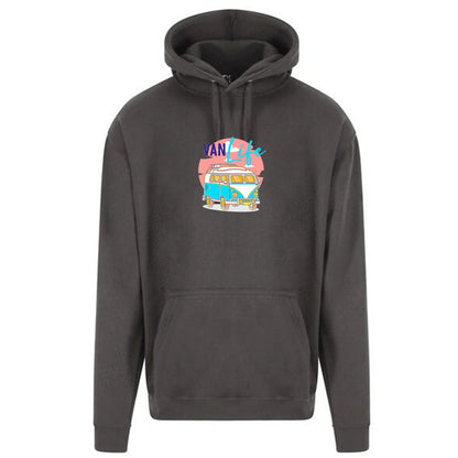 Unisex PRO RTX RX350 - Ultimate Comfort Pro Hoodie with Brushed Fleece with "Van Life Neon" Graphic (Various Sizes)