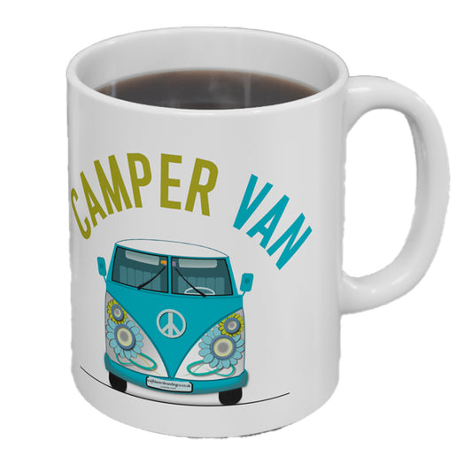 Mug: Ceramic Mug 11oz with "VW Camper Van" on it