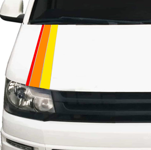 Set Of 3 Van Bonnet stripes in various colours (Any Vehicle)