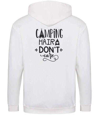 Zoodie: Unisex SoftStyle Hoodie with "Camping hair Don't Care" on (Various colours & sizes) available)