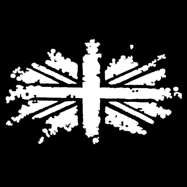 New Messy Union Jack Flag Vehicle Graphic - 4 sizes available (various colours)